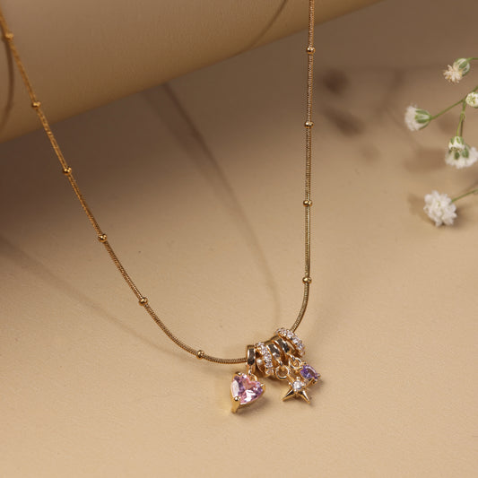Cosmic Love Charm Necklace