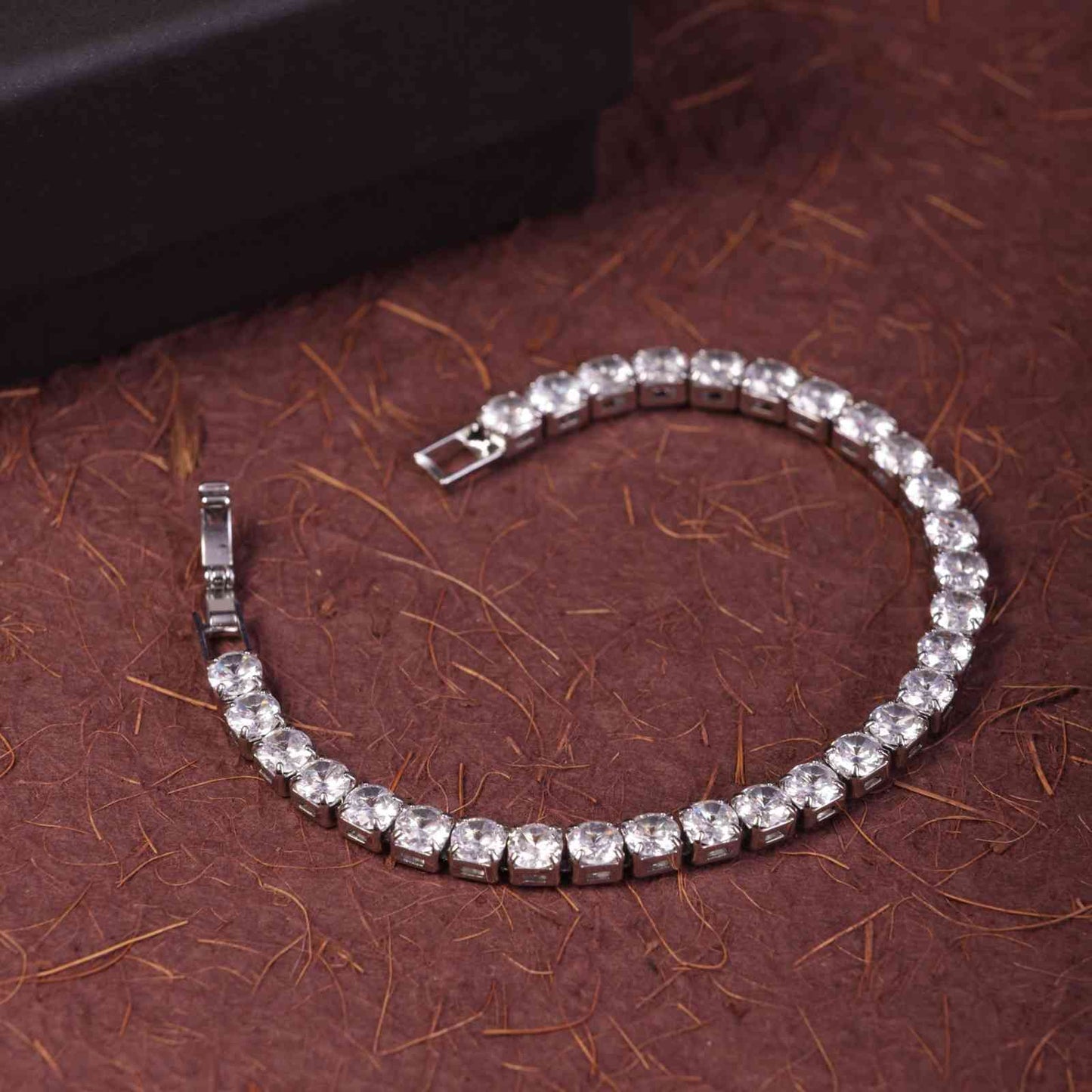 5mm Round Cut Tennis Bracelet