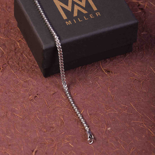 Micro 3 mm Link Chain Bracelet