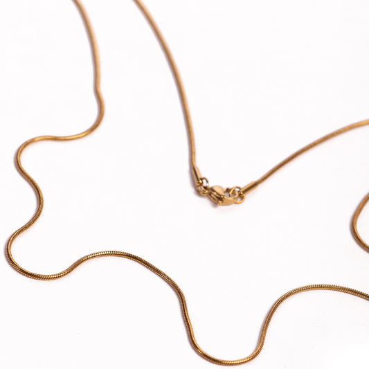 Micro 1mm Gold Neck Chain