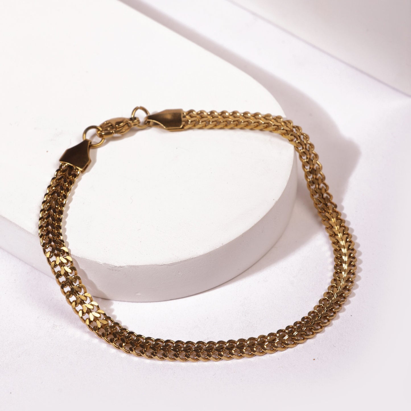 Curb Gold Bracelet