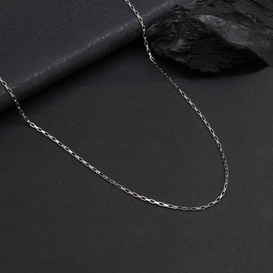 Silver Cube Neck Chain