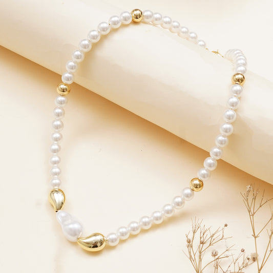 White Pearl Neck Chain Pendant