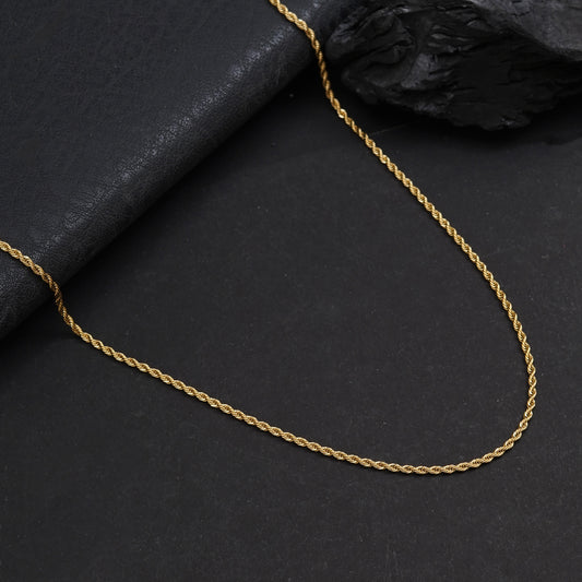 3 mm Gold Rope Chain