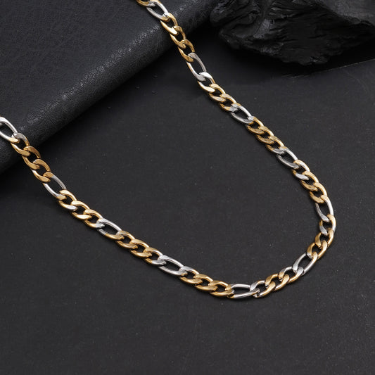 Dual Tone Cuban Neck Chain