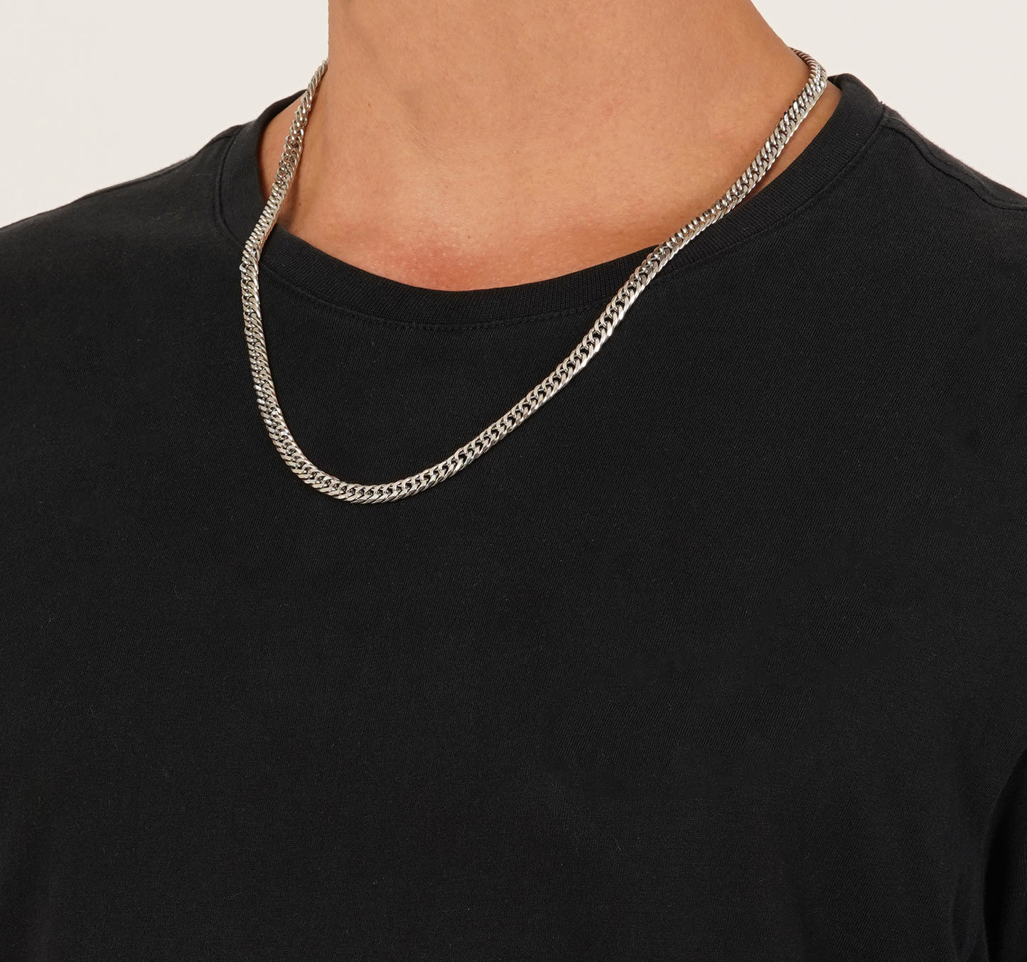 Silver Cuban Neck Chain