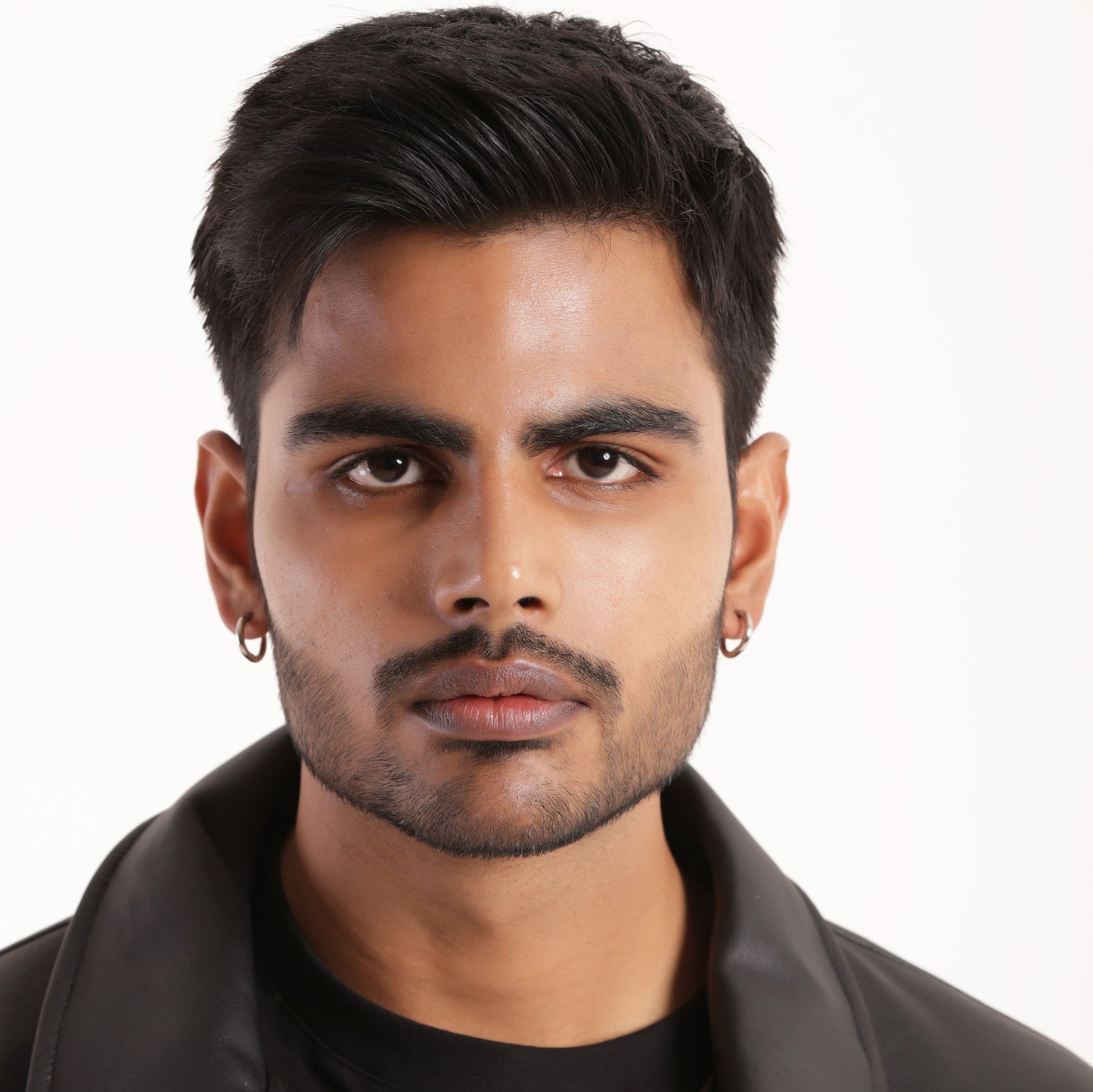 Silver Non Piercing Hoop Earrings