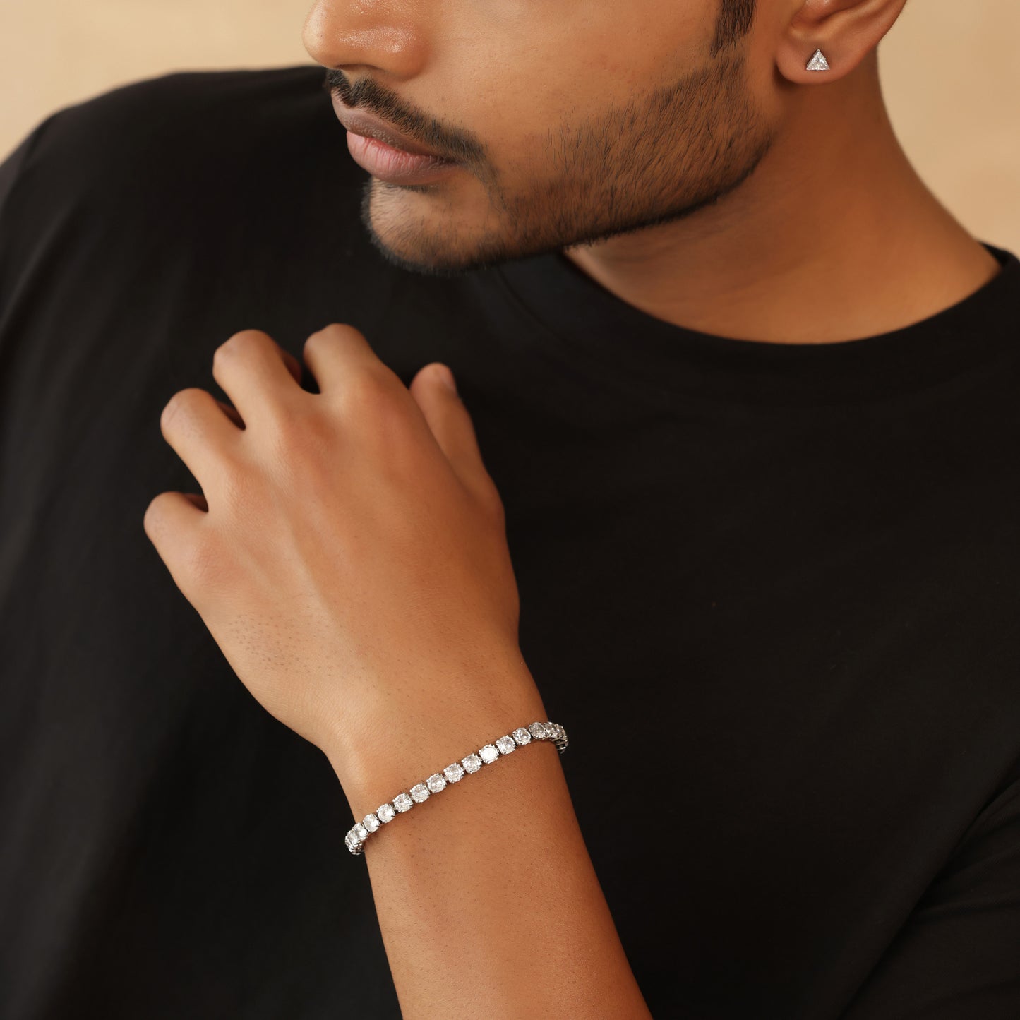 5mm Round Cut Tennis Bracelet