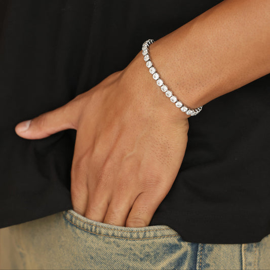 5mm Round Cut Tennis Bracelet