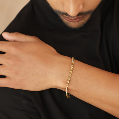 Micro 3 mm Link Chain Bracelet