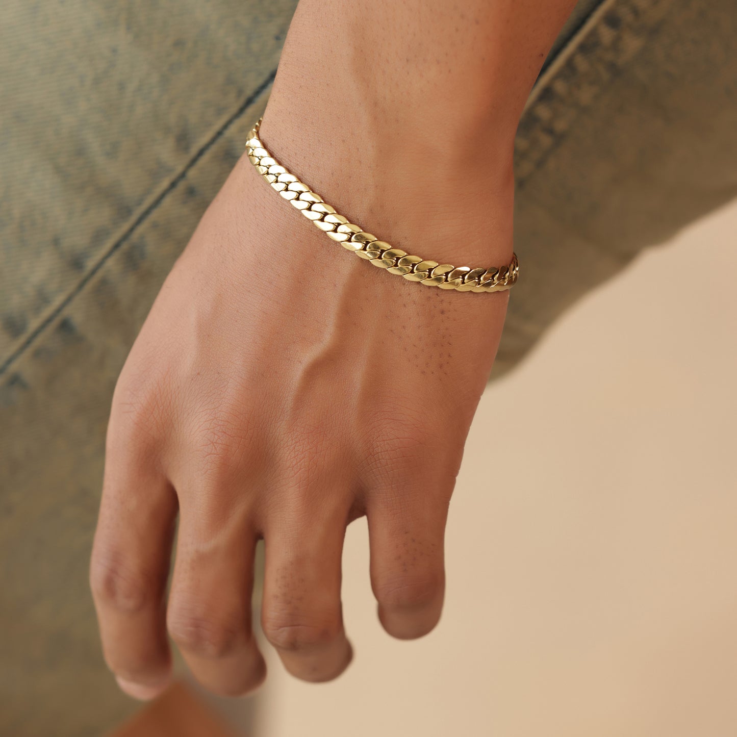 Cuban Link 5 mm Chain Bracelet