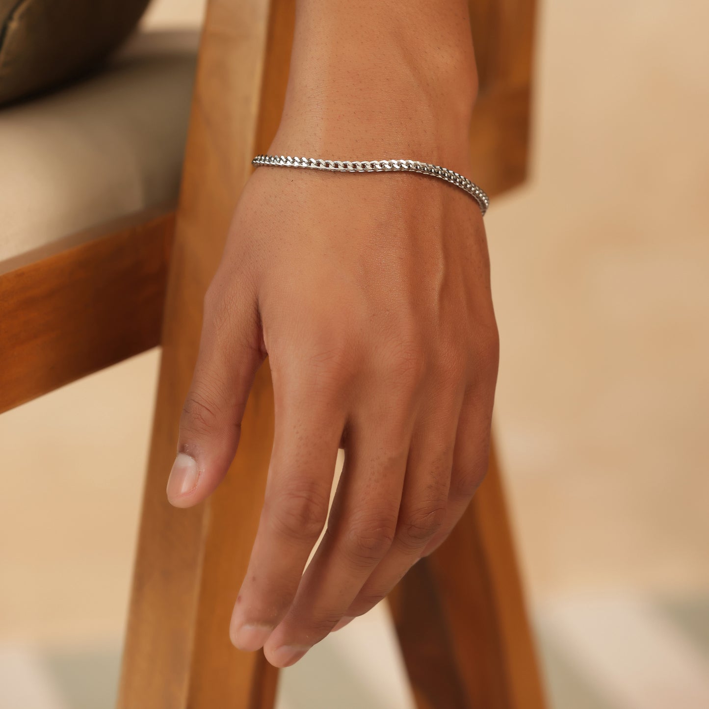 Micro 3 mm Link Chain Bracelet