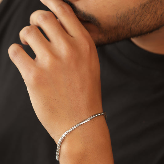 Micro 3 mm Link Chain Bracelet