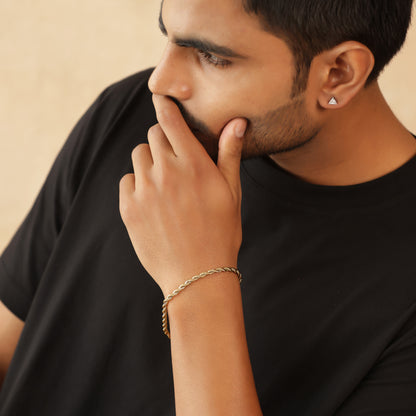 Micro 3 mm Rope Chain Bracelet