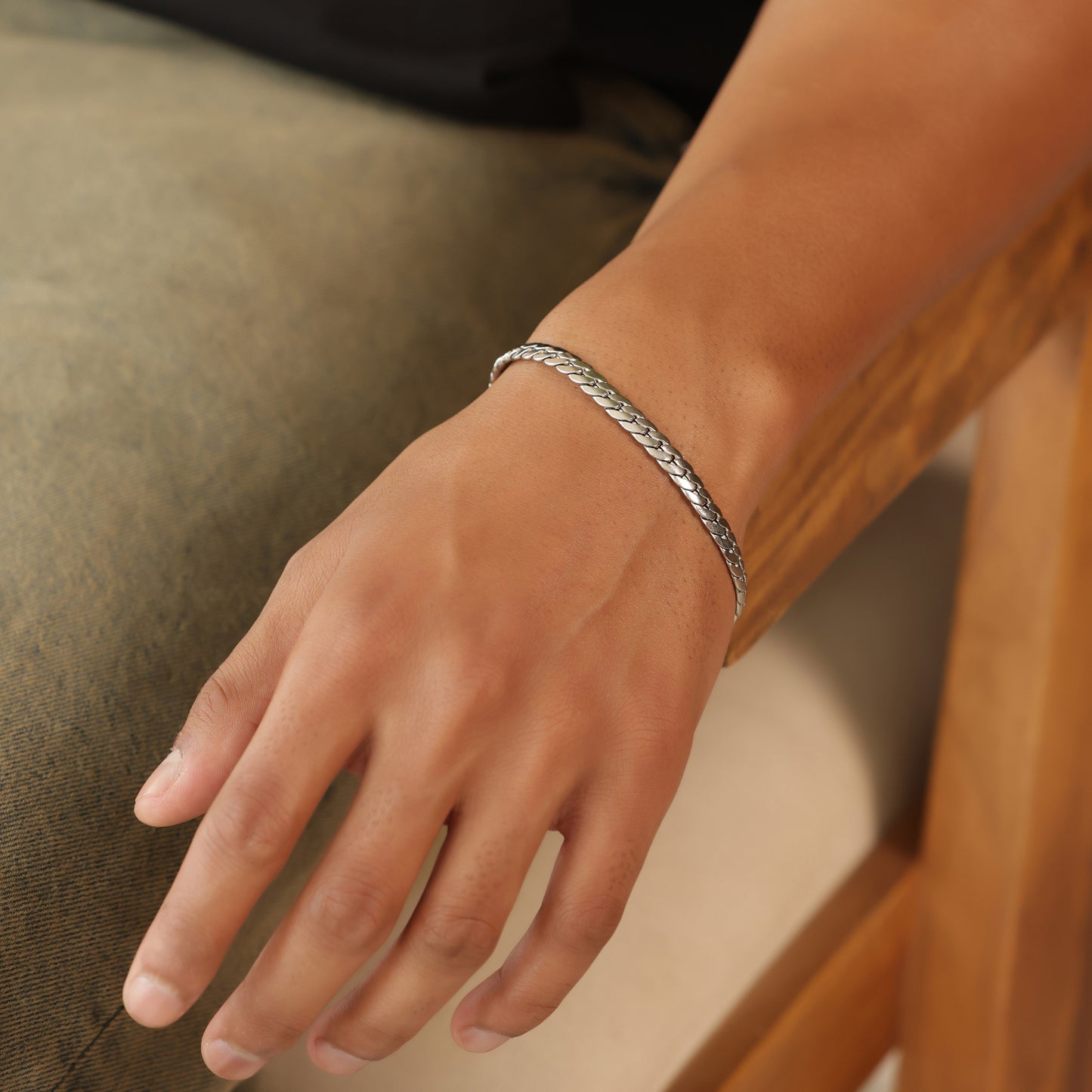 Cuban Link 5 mm Chain Bracelet