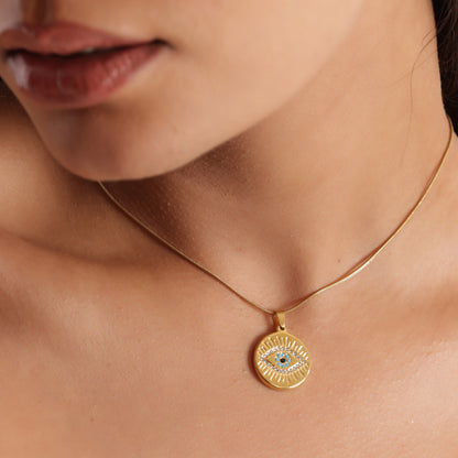 Evil Eye Radiance Neck Chain Pendant
