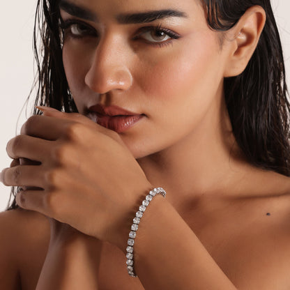 5mm Round Cut Tennis Bracelet