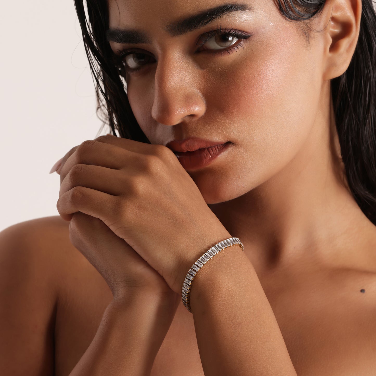 5mm Gold-Plated Tennis Bracelet