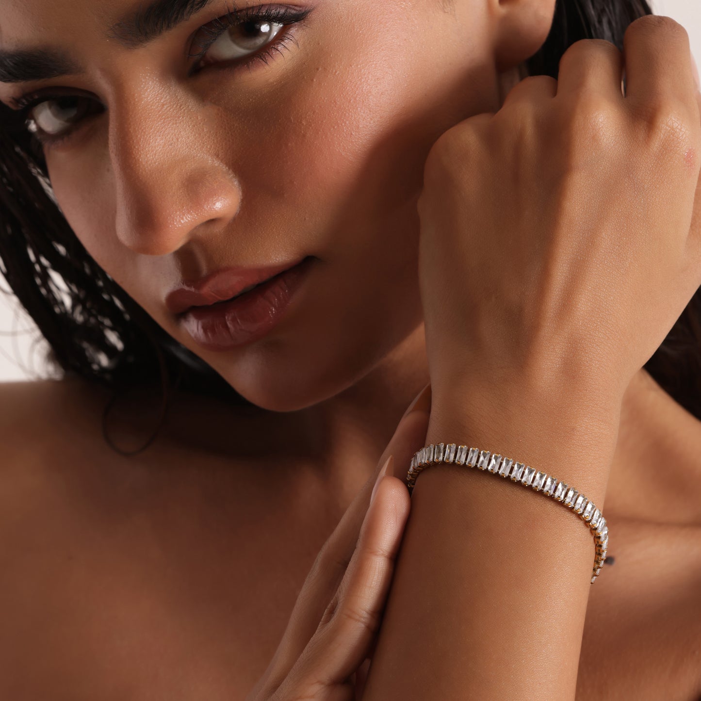 5mm Gold-Plated Tennis Bracelet