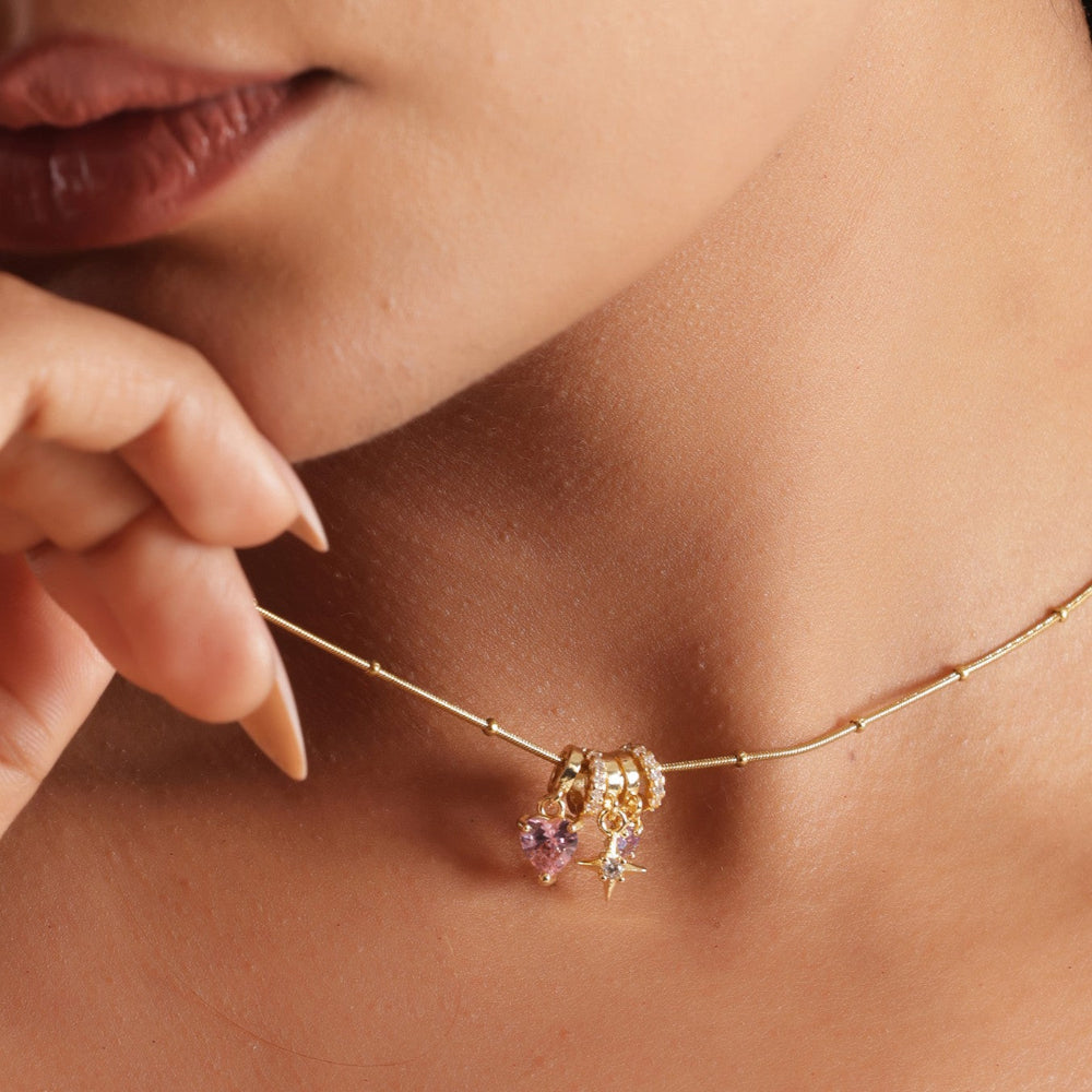Cosmic Love Charm Necklace