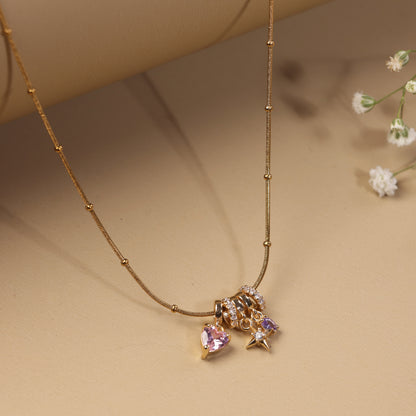 Cosmic Love Charm Necklace