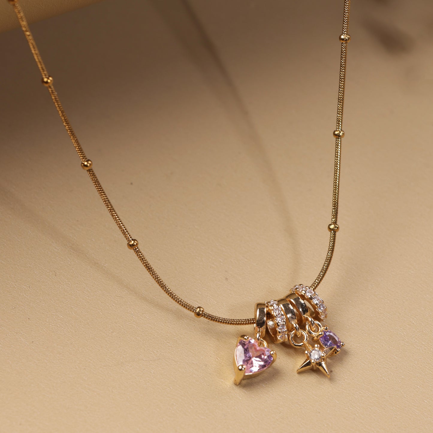 Cosmic Love Charm Necklace