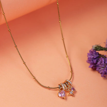 Cosmic Love Charm Necklace