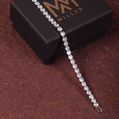 5mm Round Cut Tennis Bracelet