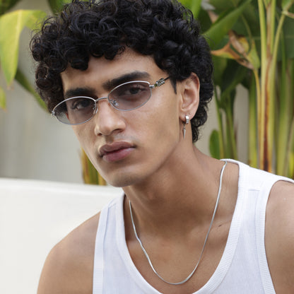 Spike Hoop Earrings - Pierced
