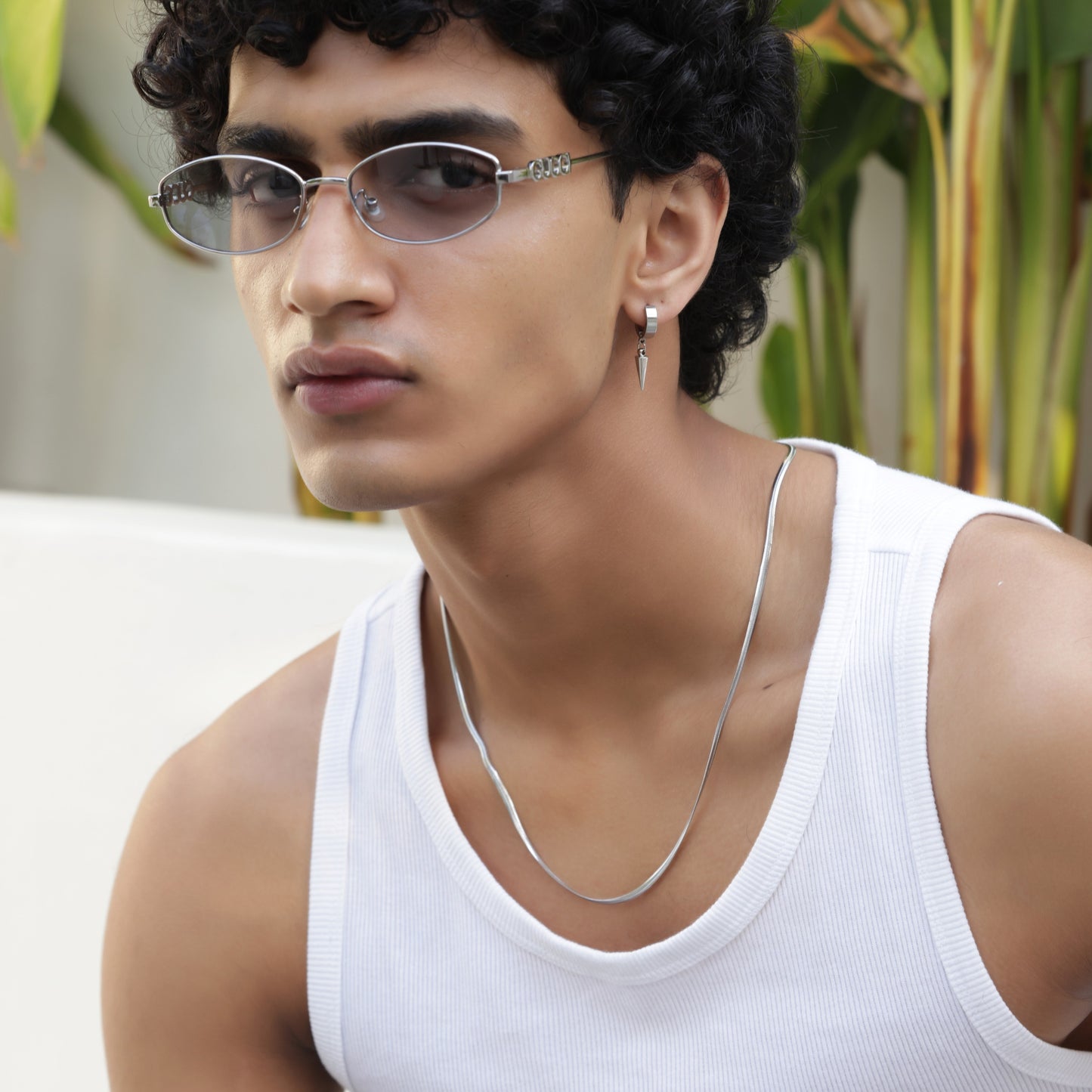 Silver Snake Neck Chain