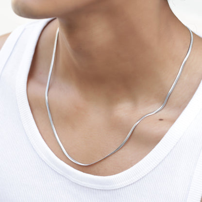 Silver Snake Neck Chain