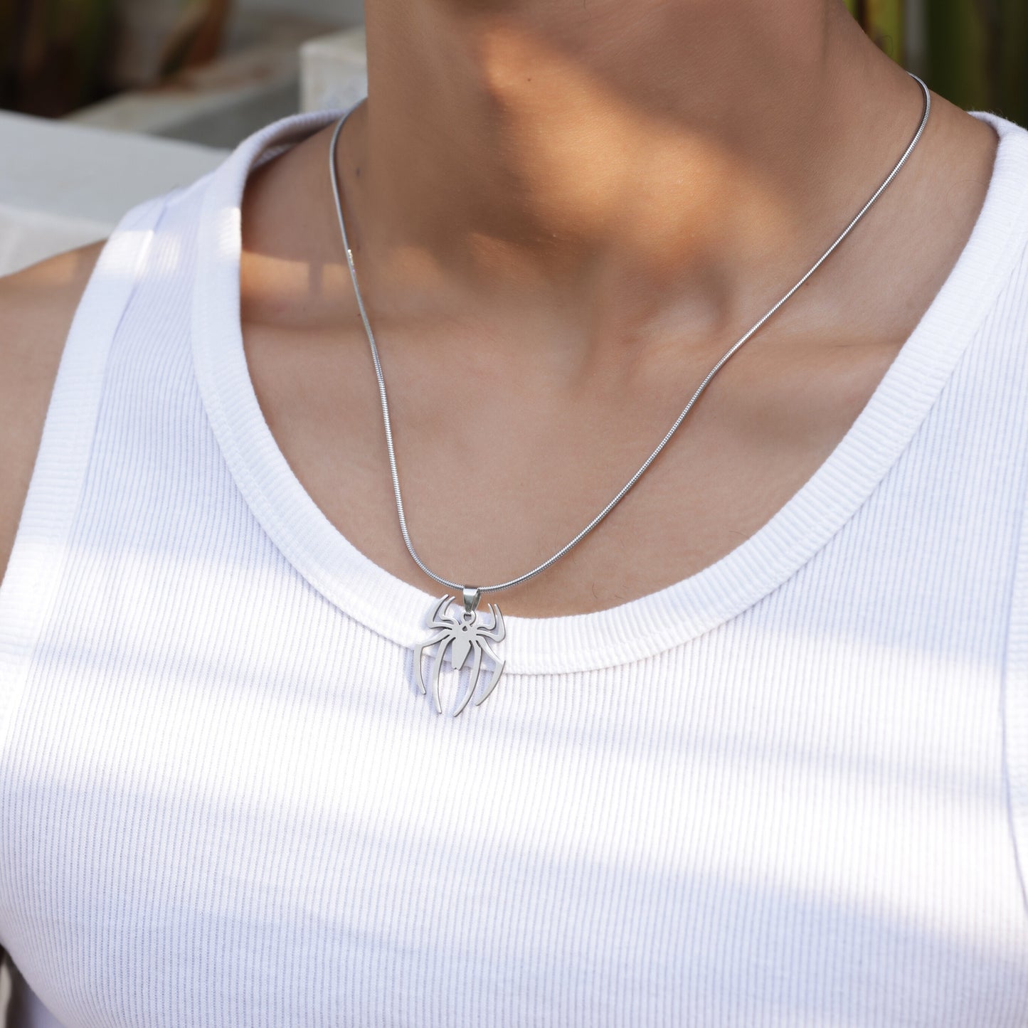 Spider Pendant With Chain
