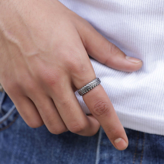 Silver Eternity Band Ring