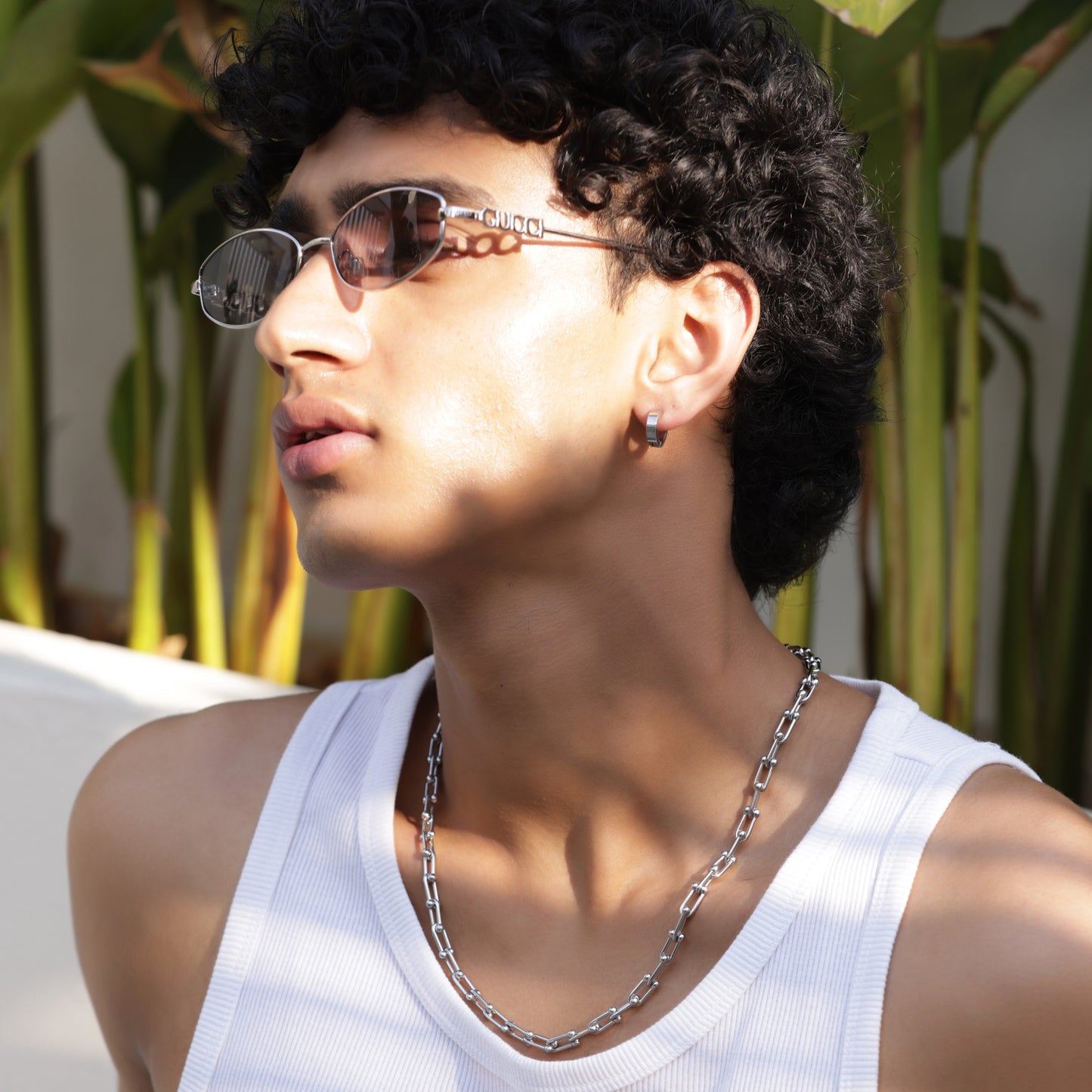 Thick Silver Link Neck Chain