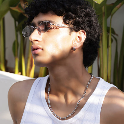 Thick Silver Link Neck Chain