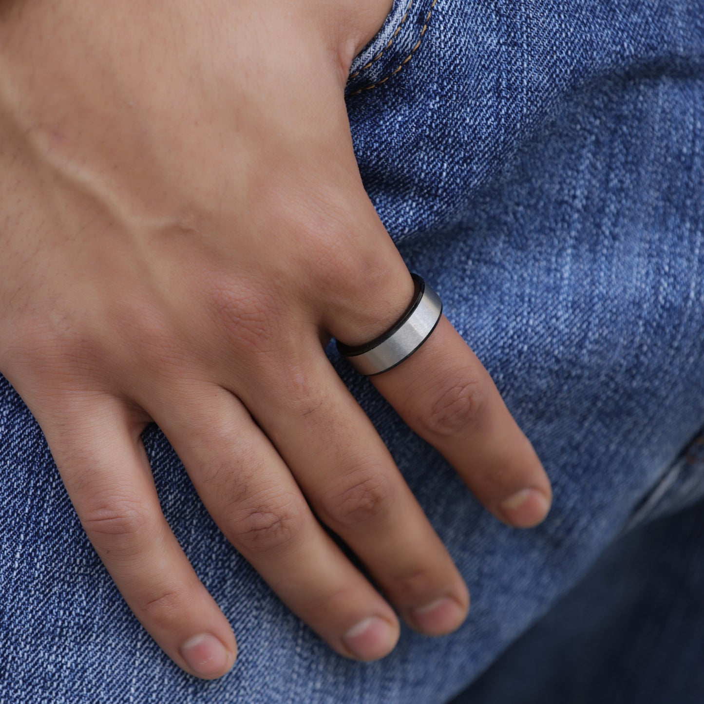 Silver Band Ring