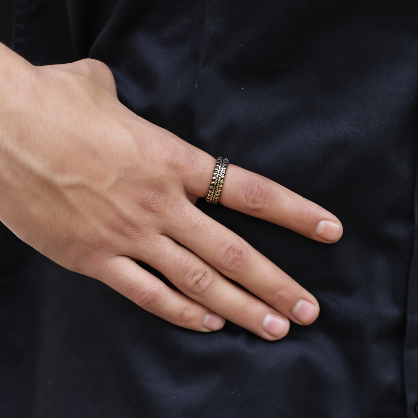 Gold Eternity Band Ring