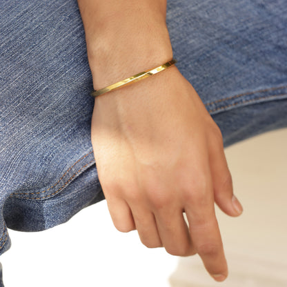 C Bangle Bracelet