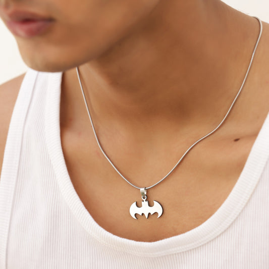 Bat Pendant With Chain