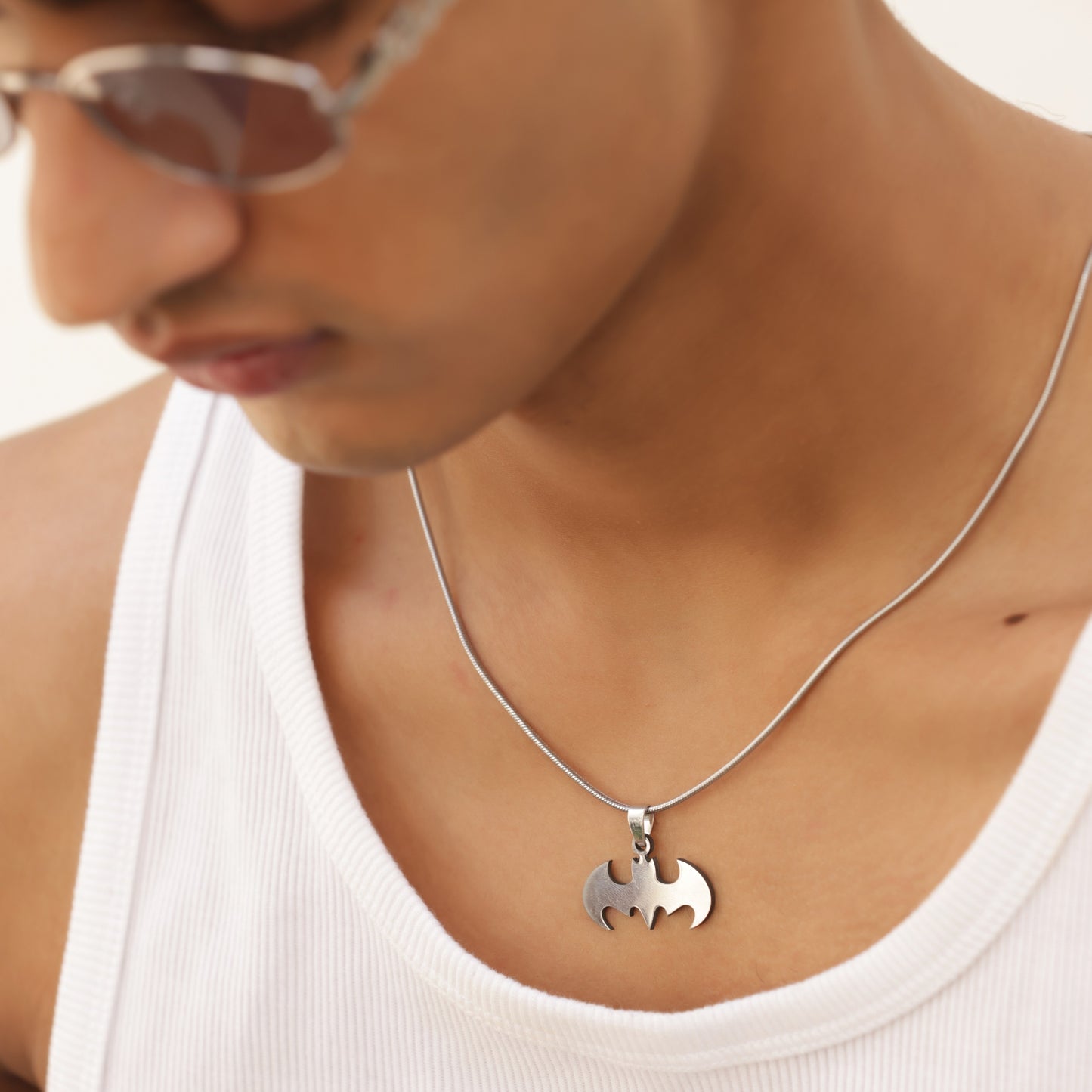Bat Pendant With Chain