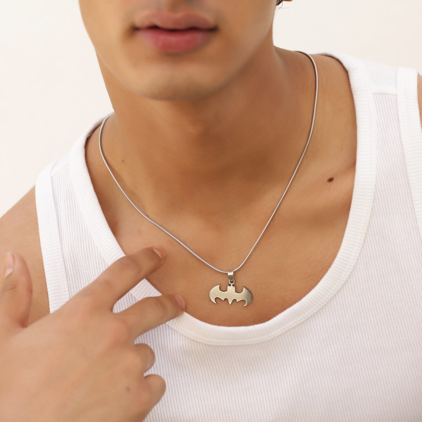 Bat Pendant With Chain