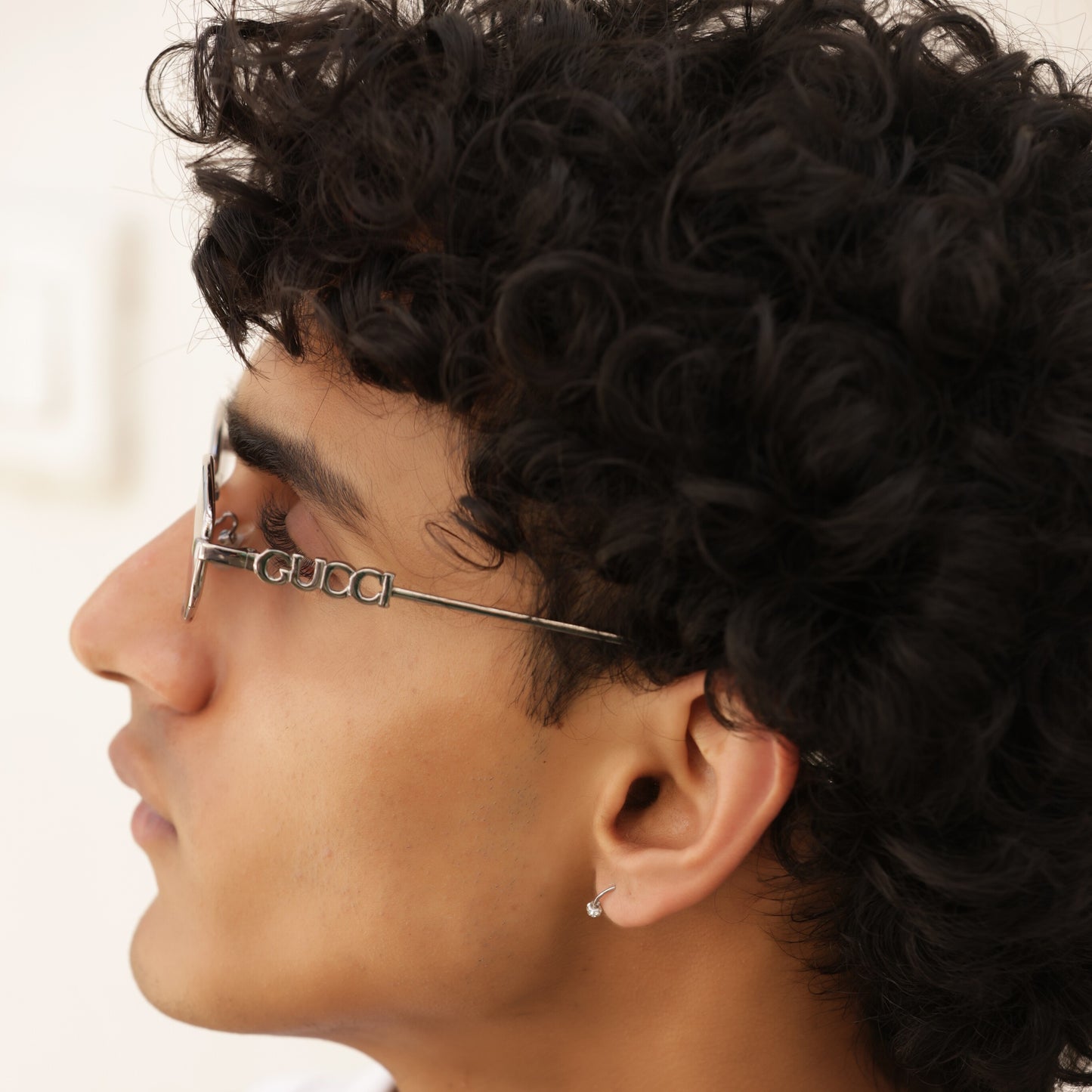 Loop Silver Ball Earring - Pierced