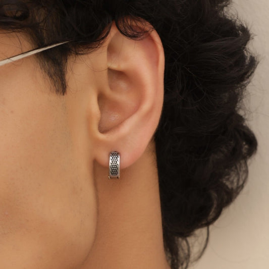Link Hoop Earrings - Non-Pierced