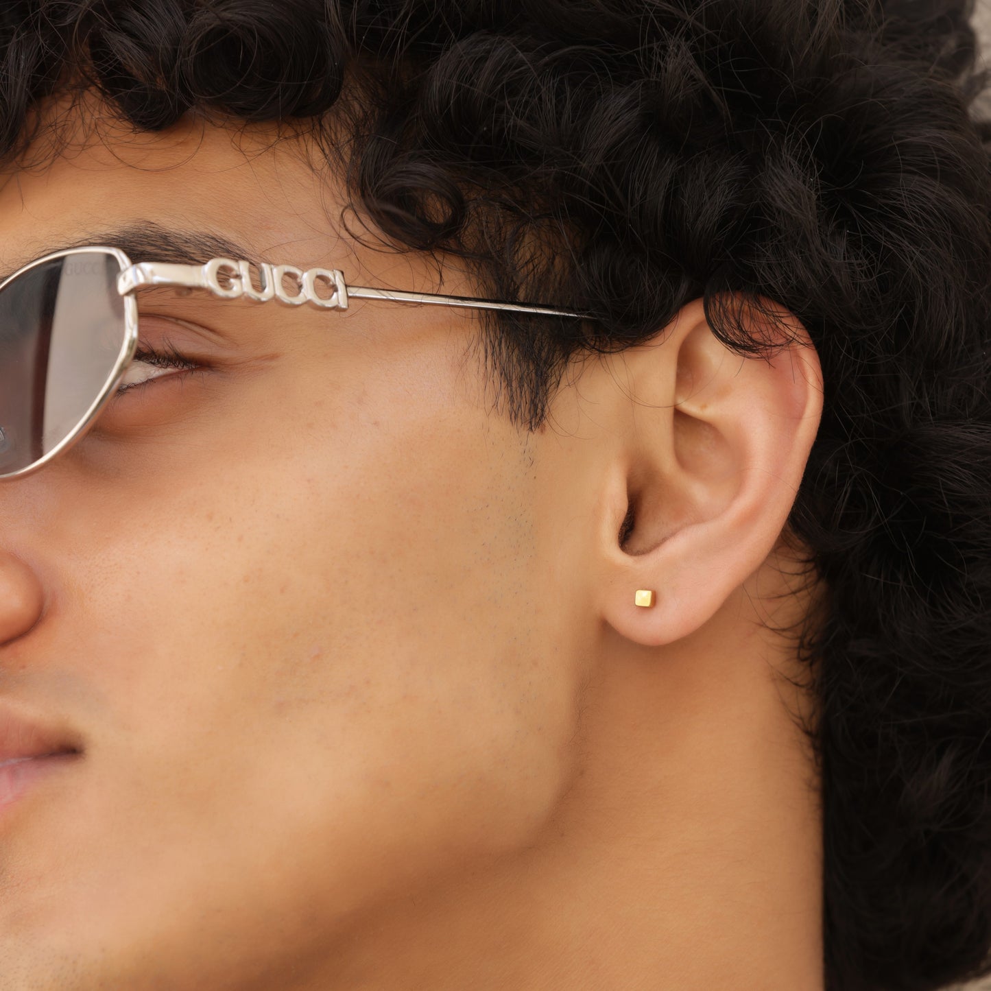 Dice Stud Earrings - Pierced