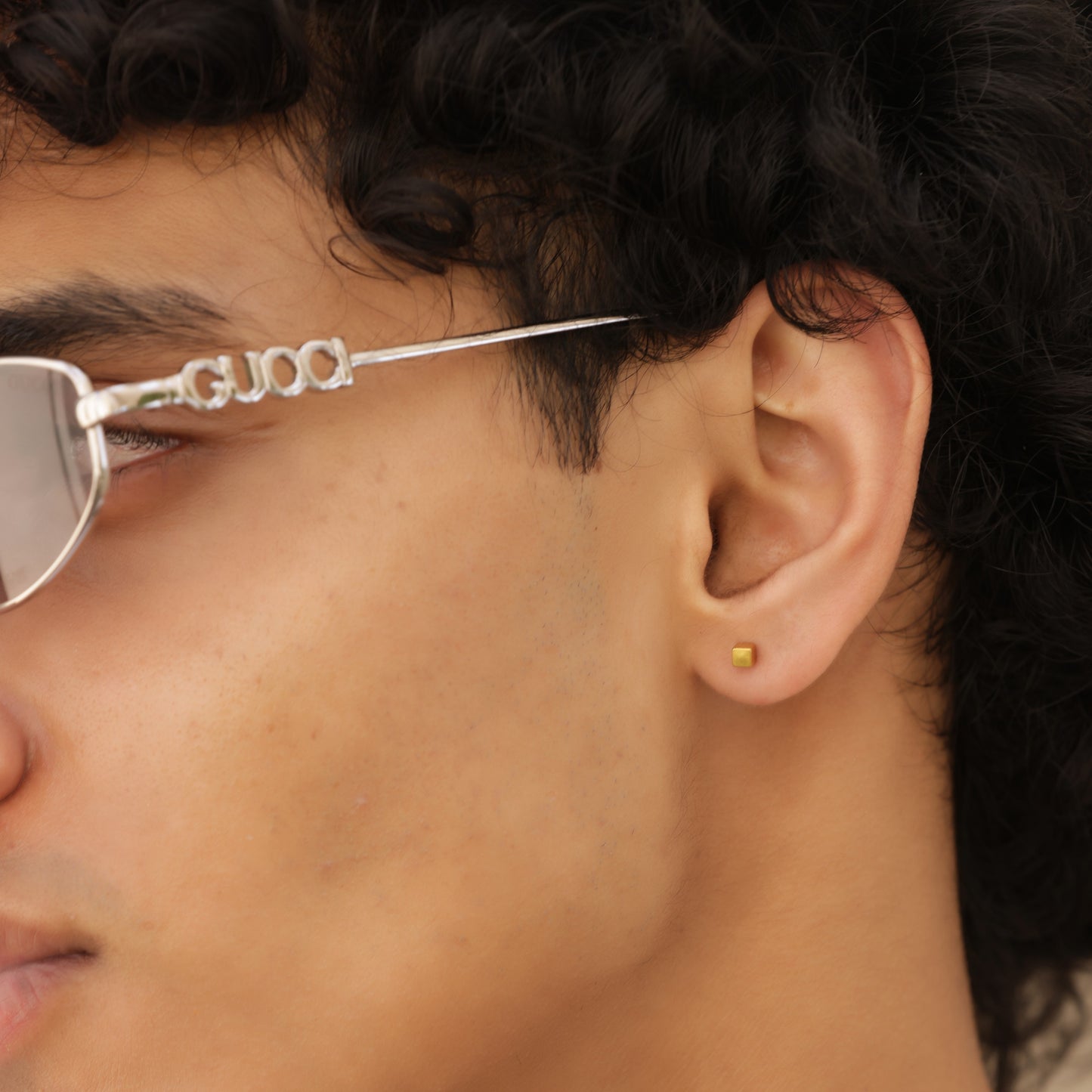 Dice Stud Earrings - Pierced