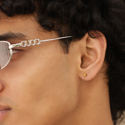 Dice Stud Earrings - Pierced