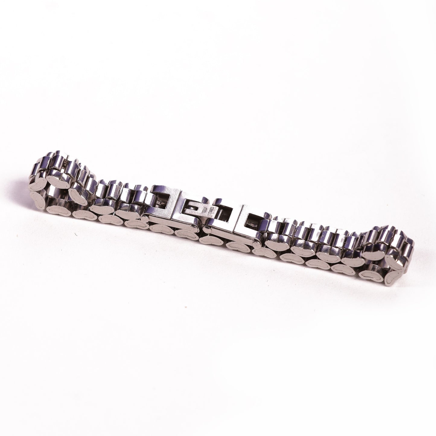 Silver Watch Strap Link Bracelet