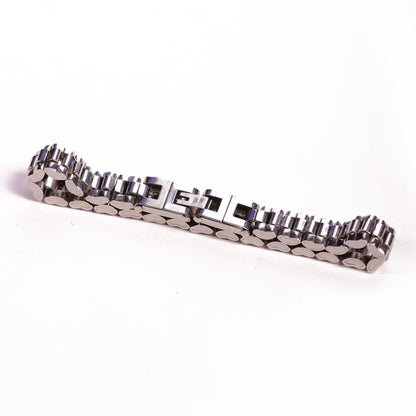 Silver Watch Strap Link Bracelet