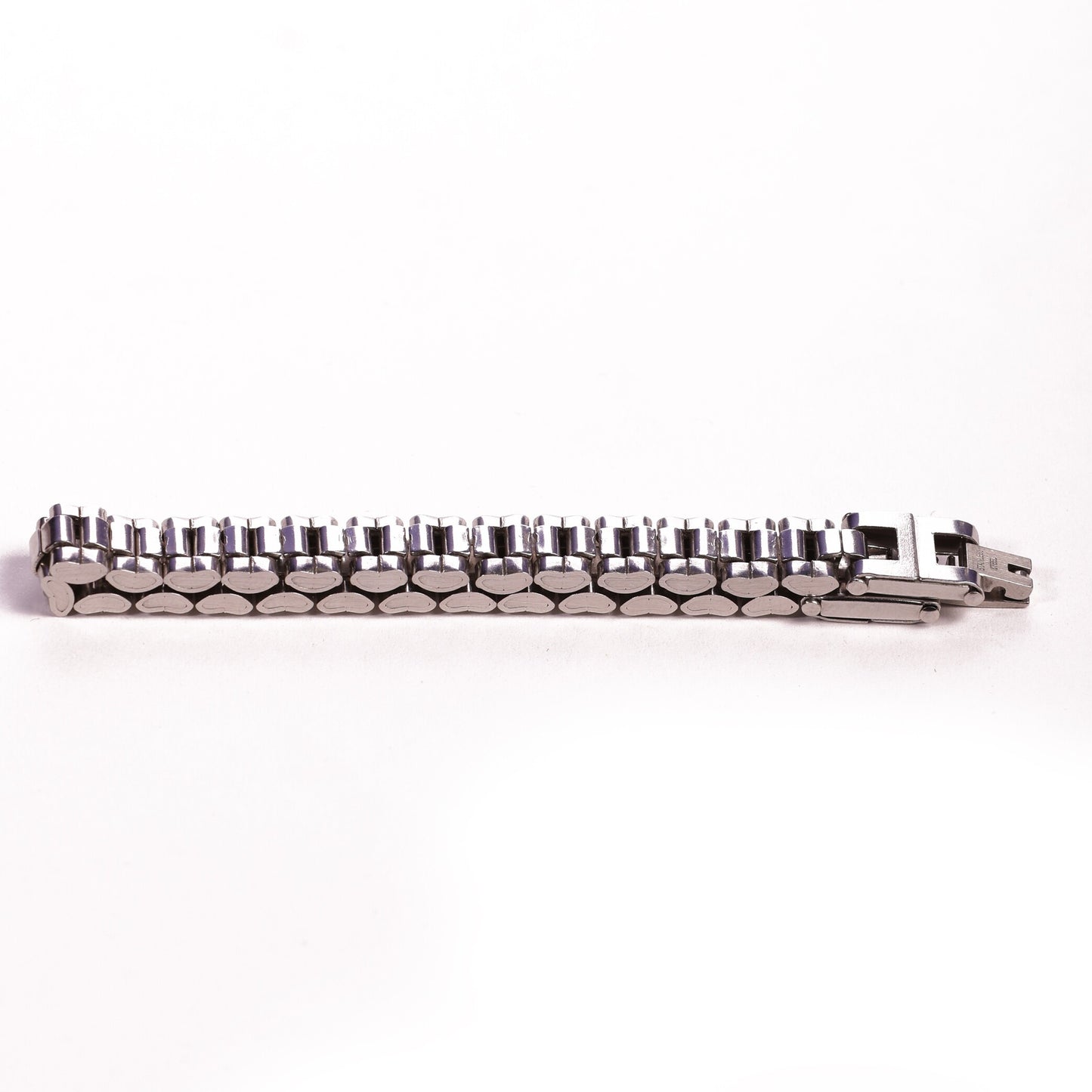Silver Watch Strap Link Bracelet