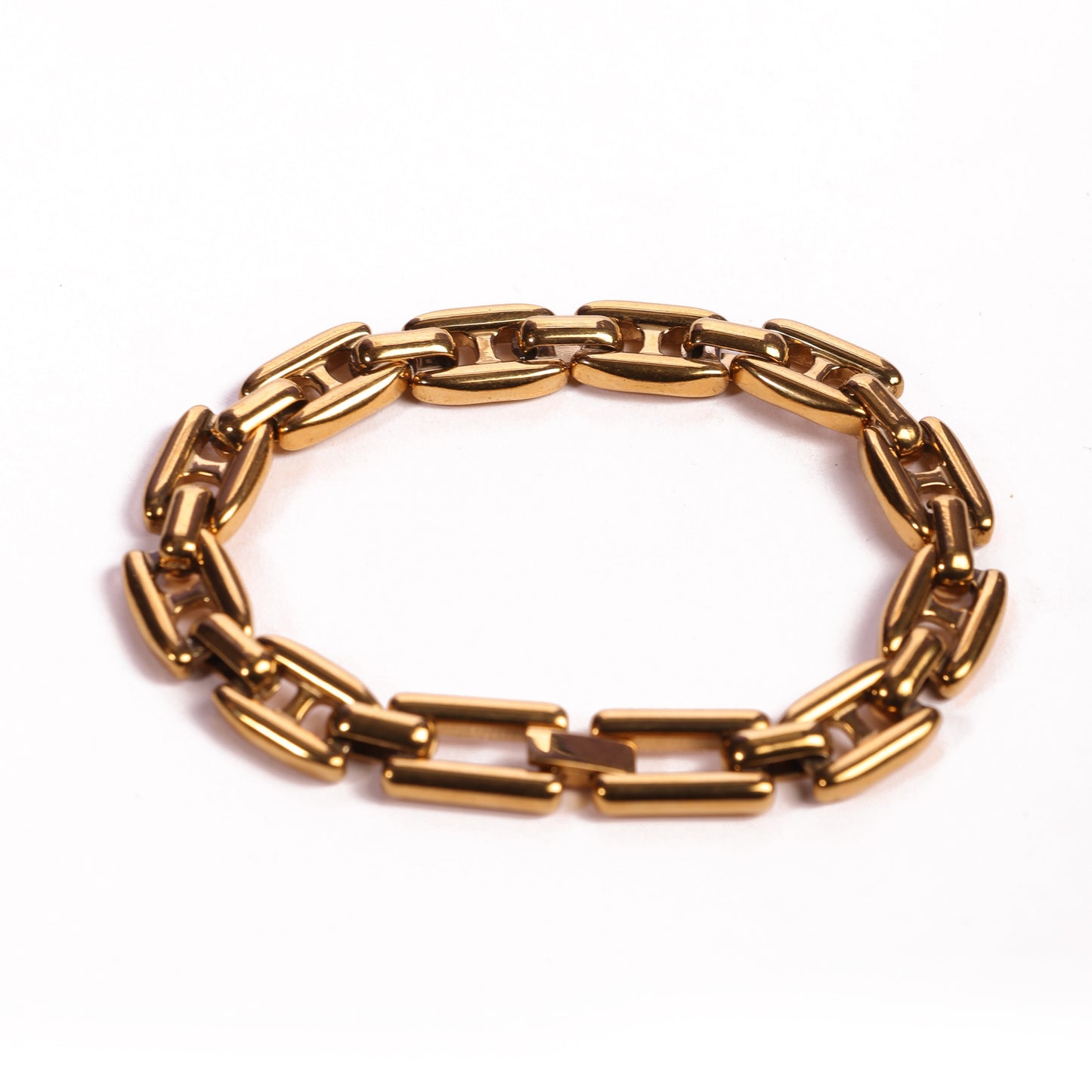 H Link Bracelet - Gold